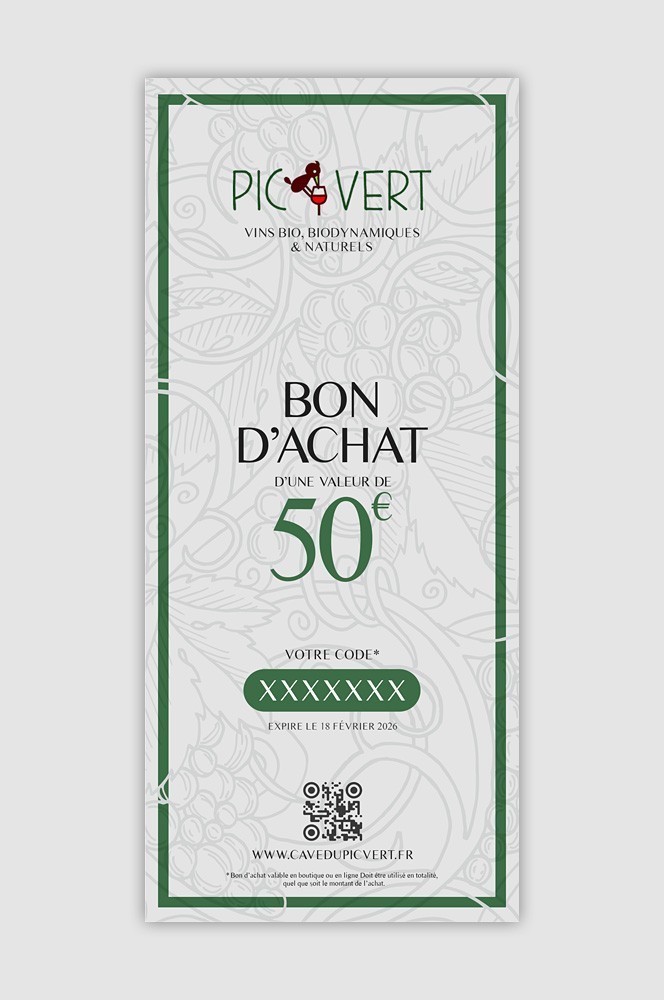 Bon d’achat de 50.00 € Bon d’achat de 50.00 €